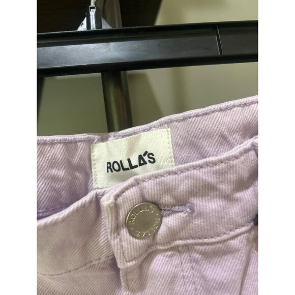 Rolla's Original Straight Leg Jeans Lavender Tie Dye Womens Size 28 - Picture 9 of 11